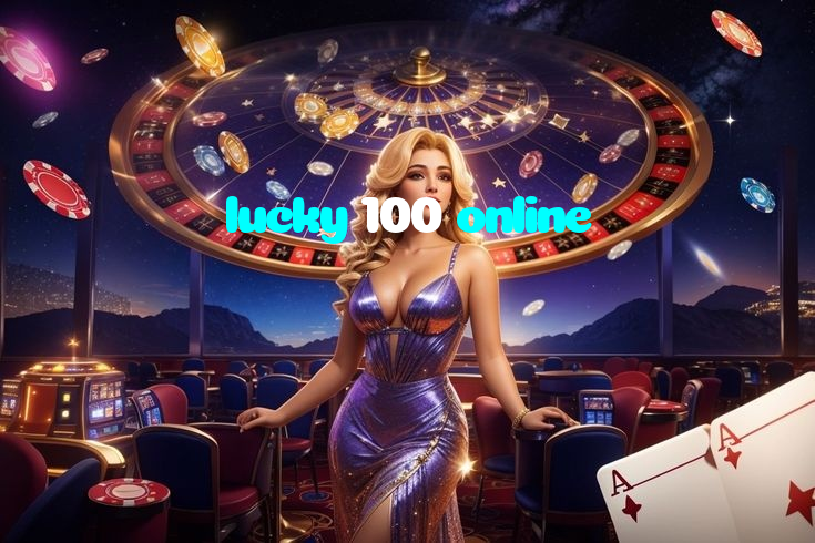 lucky 100 online casino presented on mobile device in Pakistan with slots and live games